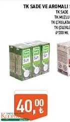 Tarım Kredi Birlik Sade Süt 6X200 Ml