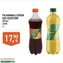 Tarım Kredi Birlik Aromalı Soğuk Çay 1 L Çeşitleri