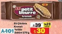 Eti Çikolata Kremalı Petibör Bisküvi 270 G