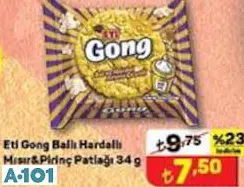 Eti Gong Ballı Hardallı Mısır&Pirinç Patlağı 34 G