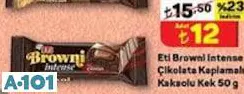 Eti Browni Intense Çikolata Kaplamalı Kakaolu Kek 50 G