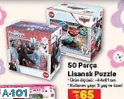 50 Parça Lisanslı Puzzle