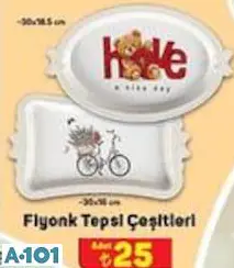 Fiyonk Tepsi Çeşitleri