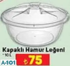 Kapaklı Hamur Leğeni 10 L