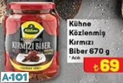 Kühne Közlenmiş Kırmızı Biber 670 G