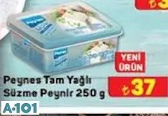 Peynes Tam Yağlı Süzme Peynir 250 G