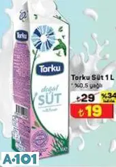 Torku Süt 1 L %0,5 Yağlı