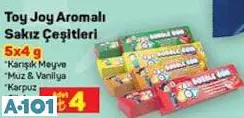 Toy Joy Aromalı Sakız Çeşitleri 5X4 G