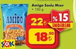 Amigo Soslu Mısır 150 G Cips