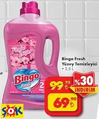 Bingo Fresh Yüzey Temizleyici 2,5 L