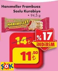 Hanımeller Frambuaz Soslu Kurabiye 94.50 G