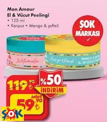 Mon Amour El & Vücut Peelingi Çeşitleri 125 Ml