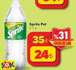 Sprite Pet 1 L Gazoz