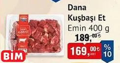 Emin Dana Kuşbaşı Et 400 G