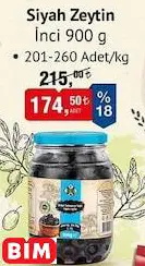 İnci Siyah Zeytin 900 G