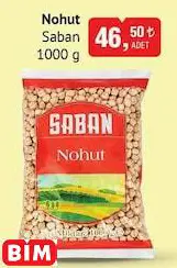 Saban Nohut 1000 G