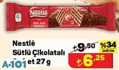 Nestle Sütlü Çikolatalı Gofret 27 G