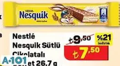 Nestle Nesquik Sütlü Çikolatalı Gofret 26,7 G