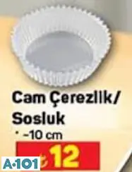 Cam Çerezlik/Sosluk 10 cm