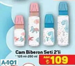 Cam Biberon Seti 2'li 125/250 ml