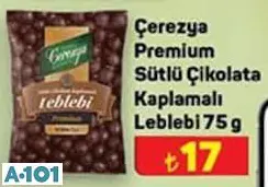 Çerezya Premium Sütlü Çikolata Kaplamalı Leblebi 75 g