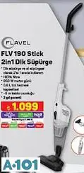 Flavel FLV 190 Stick 2 in 1 Dik Süpürge