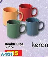 Keramika Renkli Kupa 10 cm