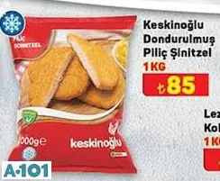 Keskinoğlu Dondurulmuş Piliç Şinitzel 1 kg