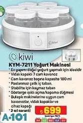 Kiwi KYM-7211 Yoğurt Makinesi