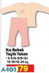 Kız Bebek Taytlı Takım