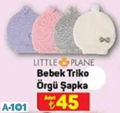 Little Plane Bebek Triko Örgü Şapka