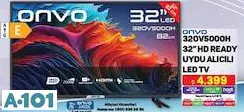 Onvo 32OV5000H 32 İnç HD Uydu Alıcılı Led TV Televizyon