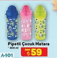 Pipetli Çocuk Matara 300 ml