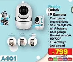 Piranha Bebek IP Kamera