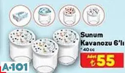 Sunum Kavanozu 6'lı 40 cc