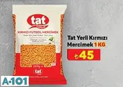 Tat Yerli Kırmızı Mercimek 1 kg