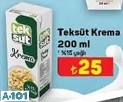 Teksüt Krema 200 Ml