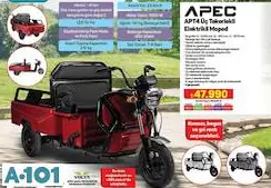 Volta Apec APT4 Üç Tekerlekli Elektrikli Moped