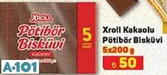 Xroll Kakaolu Pötibör Bisküvi 5x200 g