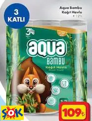 Aqua Bambu Kağıt Havlu 12'Li