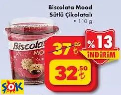 Biscolata Mood Sütlü Çikolatalı 110 G