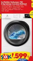 Electrolux EW7H458ST Perfectcare 700 8 Kg Çamaşır Kurutma Makinesi