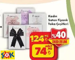 Kadın Saten Fiyonk Toka Çeşitleri