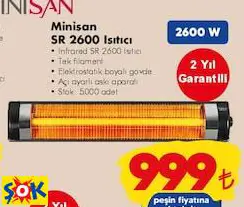 Minisan SR 2600 Isıtıcı