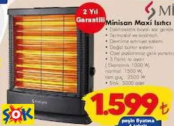 Minisan Maxi Isıtıcı