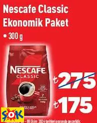 Nescafe Classic Ekonomik Paket 300 G