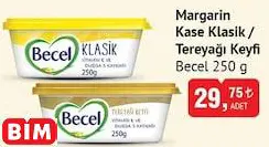 Becel Margarin Kase Klasik/Tereyağı Keyfi 250 G