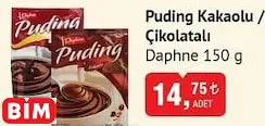 Daphne Puding Kakaolu/Çikolatalı 150 G