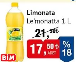 Le'monatta Limonata 1 L