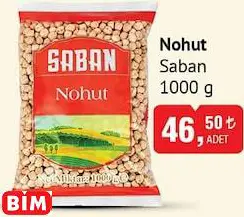 Saban Nohut 1000 G